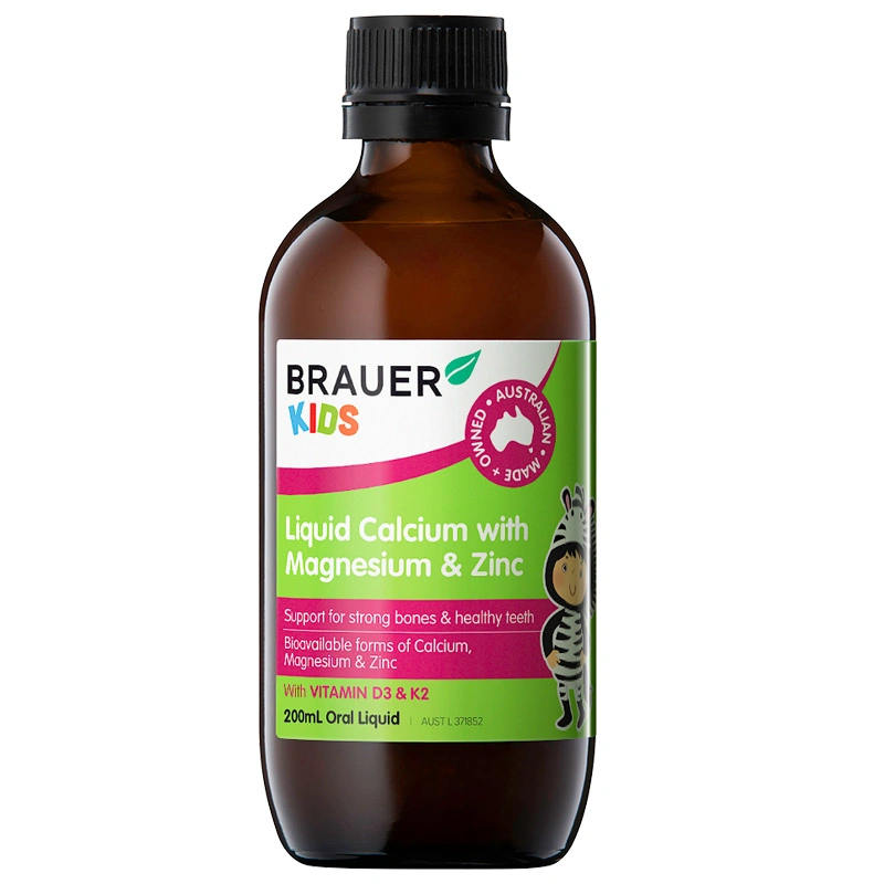 Thực phẩm bảo vệ sức khỏe Brauer Kids Liquid Calcium with Magnesium & Zinc - 7